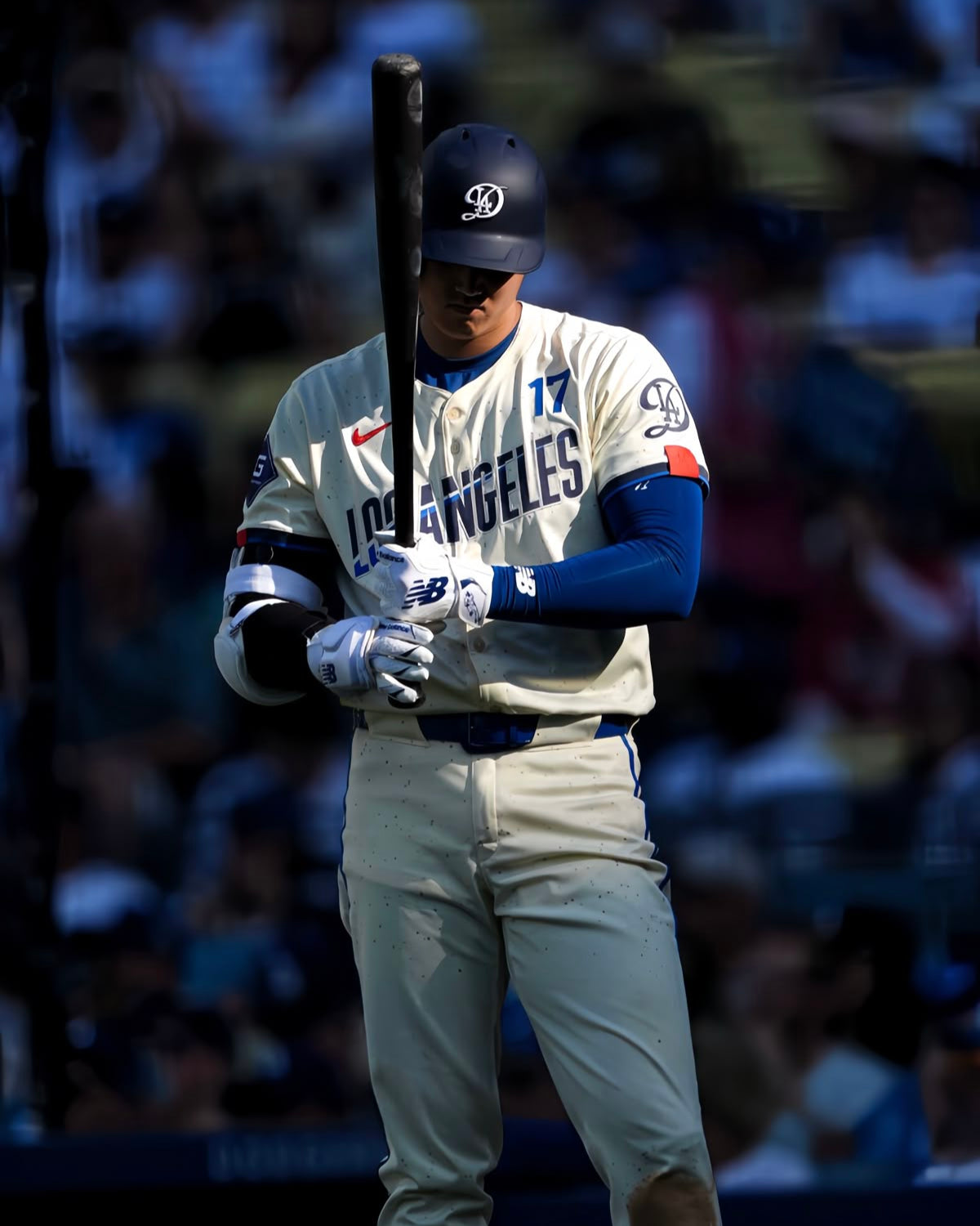 Camiseta Nike de Shohei Ohtani de Los Angeles Dodgers para hombre, Limited Edition, color crema City Connect