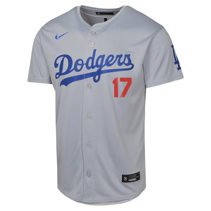 Los Angeles Dodgers Shohei Ohtani Jersey Nike Gris Home Limited para hombre HR 50/50