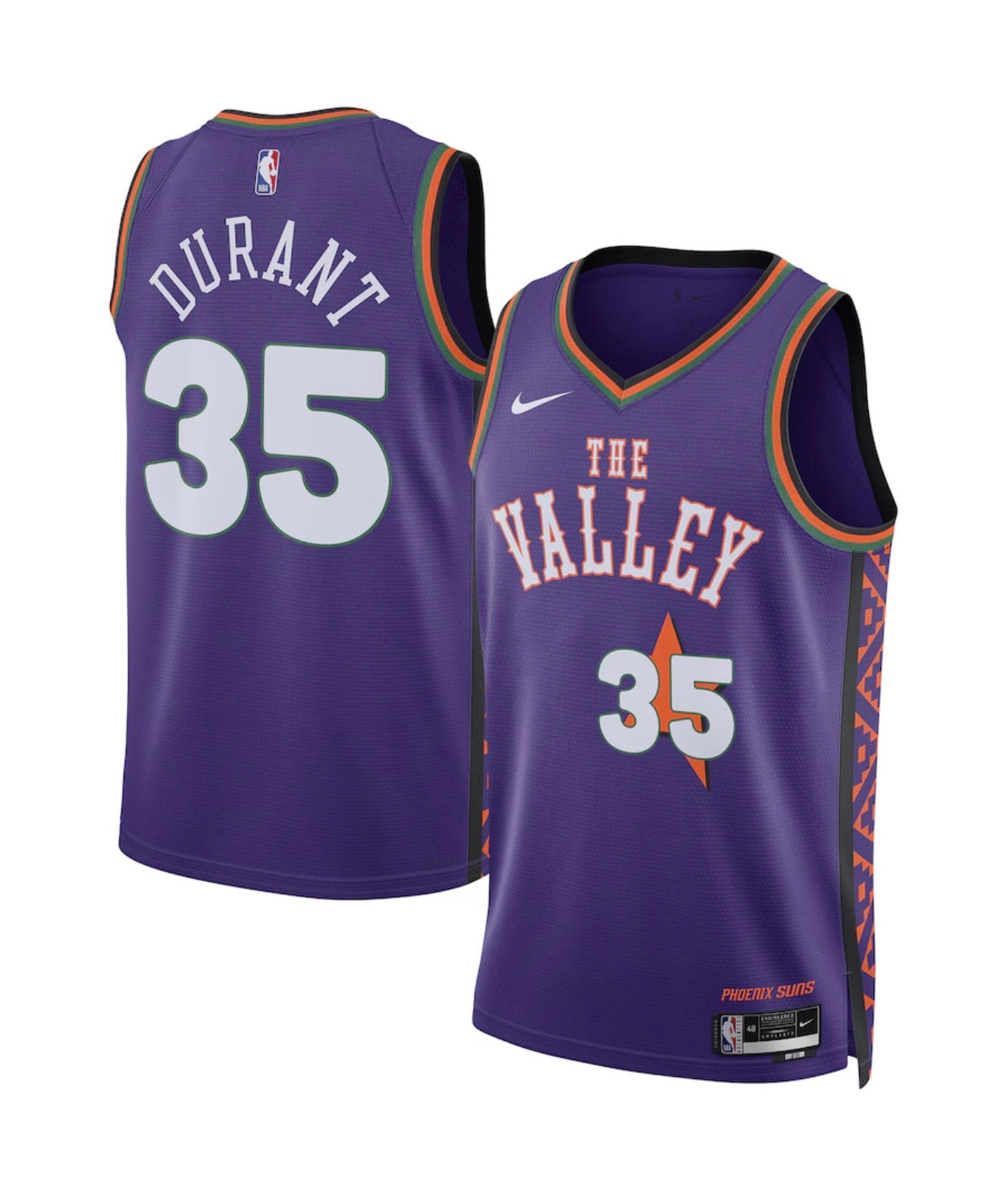 Phoenix Suns Kevin Durant #35  – Nike “The Valley” City Edition 2023‑24