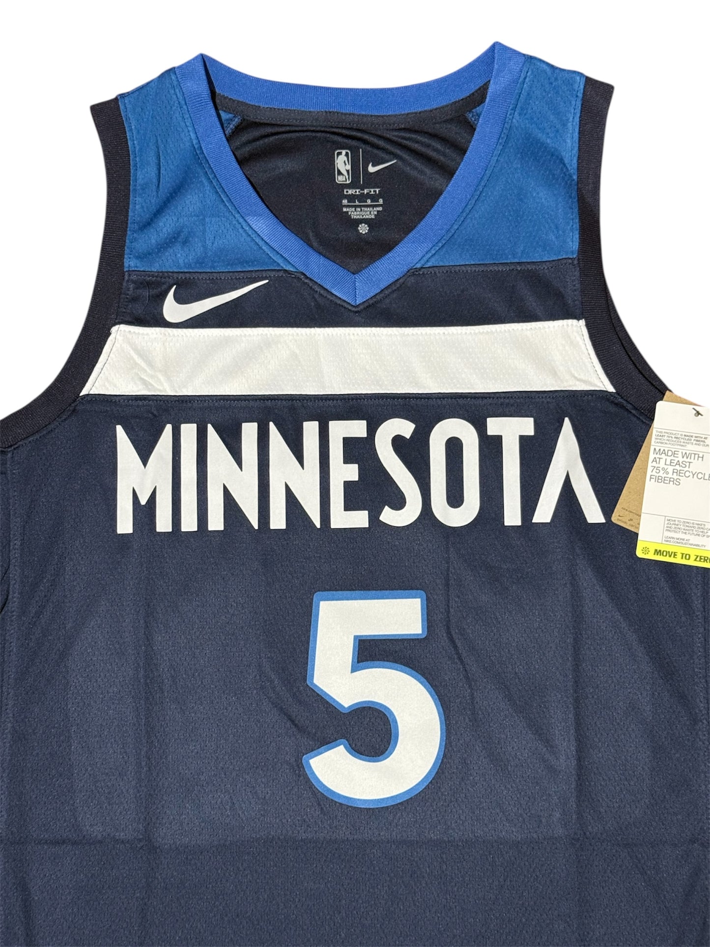 Minnesota Timberwolves 2022/23 Edwards #5 - Jersey Nike Icon Edition Azul Marino