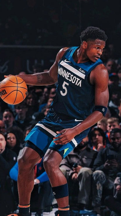 Minnesota Timberwolves 2022/23 Edwards #5 - Jersey Nike Icon Edition Azul Marino