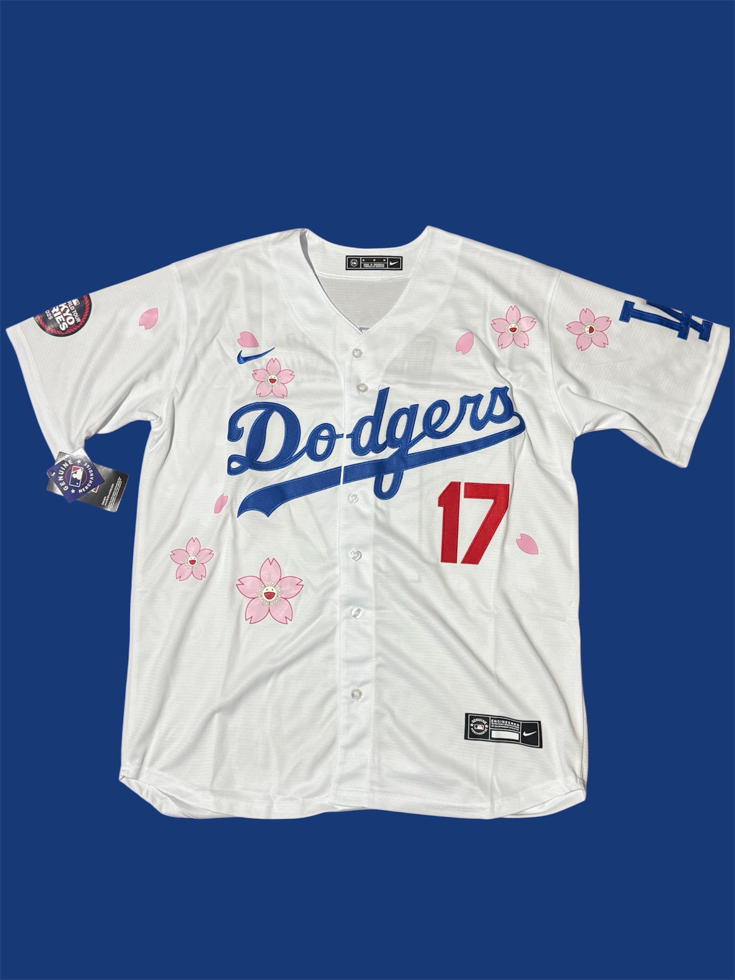 Los Angeles Dodgers Shohei Ohtani #17 - Jersey Tokio Series - Letras japonesas