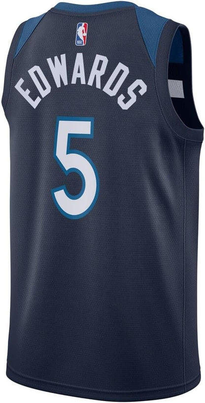Minnesota Timberwolves 2022/23 Edwards #5 - Jersey Nike Icon Edition Azul Marino