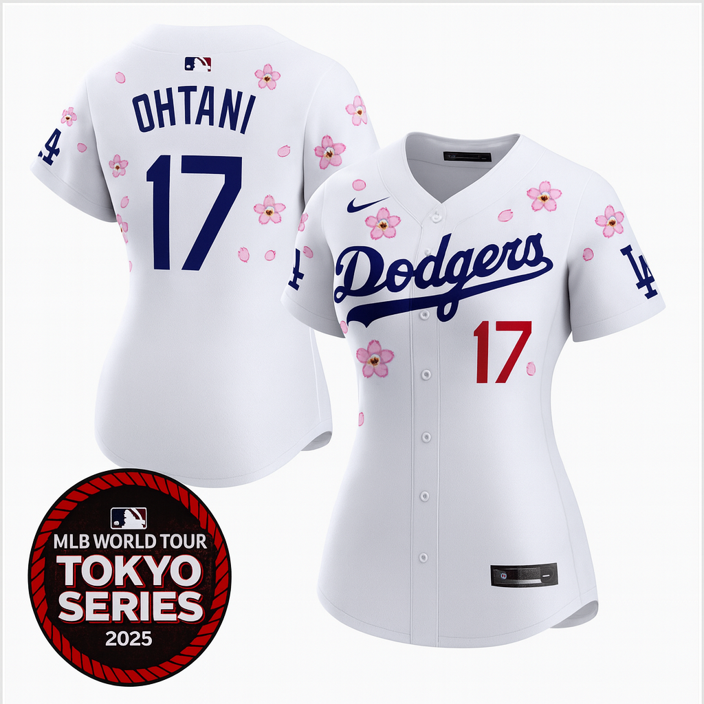 Los Angeles Dodgers Shohei Ohtani #17 - Mujeres Jersey Tokio Series