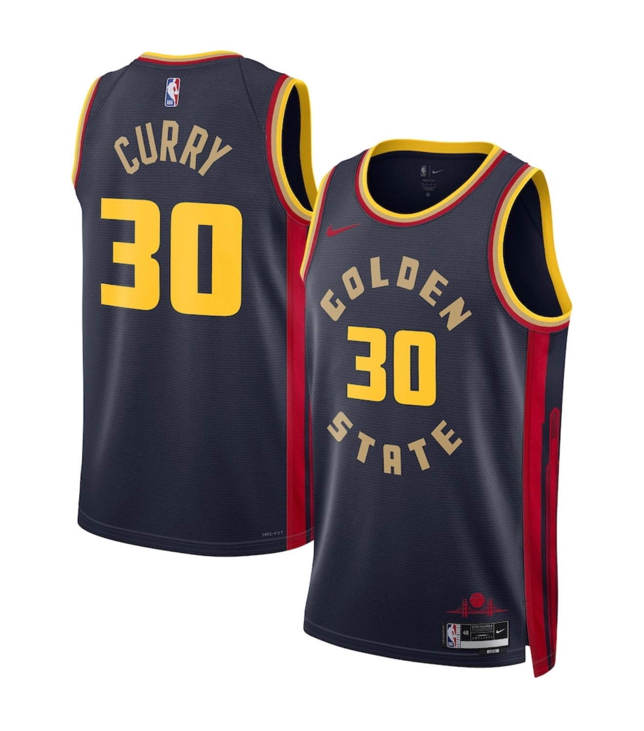 Golden State Warriors Curry #30 – Jersey Nike City Edition 2024/25