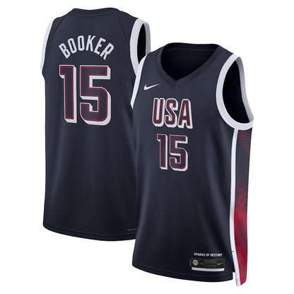 USA Basketball Paris 2024 Devin Booker #15 - Jersey Swingman Nike